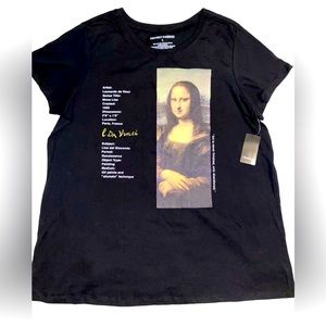 NWT Torrid Mona Lisa Classic Tee 1X